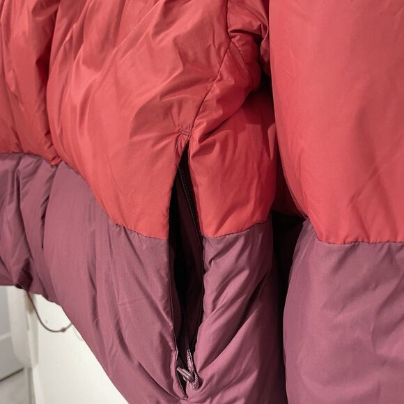 Marine Layer Gia Crop Puffer Jacket Women's Size Large Colorblock Warm NEW - Picture 8 of 8